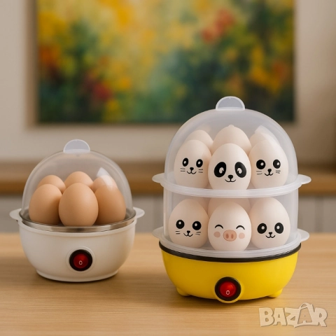 Яйцеварка с пара за 7 или 14 яйца с таймер