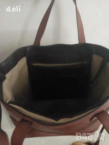 LUCLEON Canada Голяма чанта от 100% Кожа, снимка 5 - Чанти - 50926250