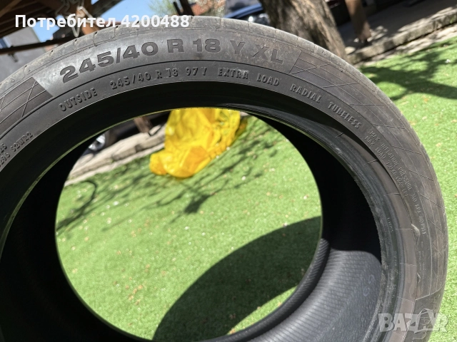 Гуми Континентал / Continental 245/40/18, снимка 7 - Гуми и джанти - 56089990