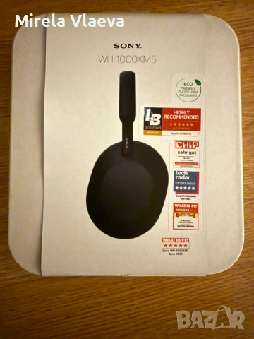 Безжични слушалки Sony WH-1000XM5 – като нови, снимка 4 - Bluetooth слушалки - 52950818