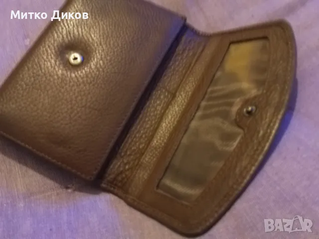 Портфейл НН естествано кожа 140х105мм, снимка 4 - Портфейли, портмонета - 49797270