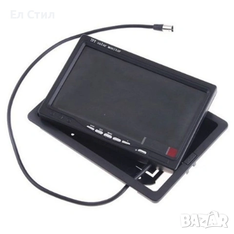 Монитор за кола с 7 инча LCD дисплей, HD 800 x 480 p и 2 AV изхода PK LCD2, снимка 3 - Аксесоари и консумативи - 54001972