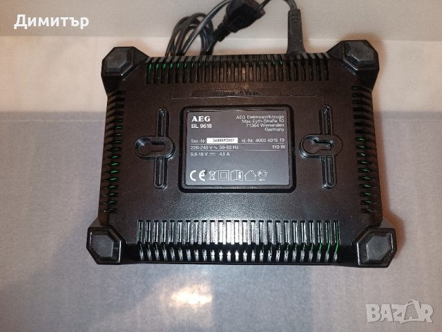 AEG BL9618 зарядно устройство 9.6-18V, снимка 4 - Винтоверти - 39354916