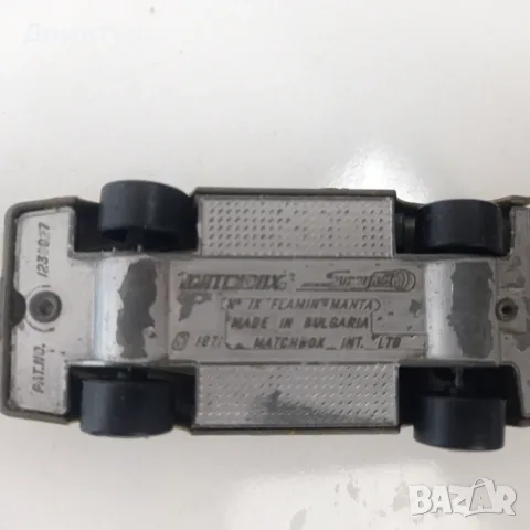 Ретро Matchbox Flamin Manta No. IX - Made in Bulgaria (Златист металик), снимка 5 - Колекции - 55784791