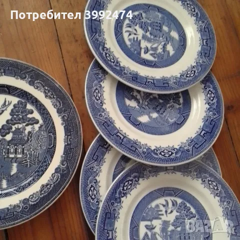 Набор от стари английски чинии и чаши-21 бр+ подарък, снимка 17 - Антикварни и старинни предмети - 49136898