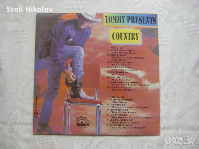 ВТА 12764 - Tommy presents - Country, снимка 4 - Грамофонни плочи - 31763296