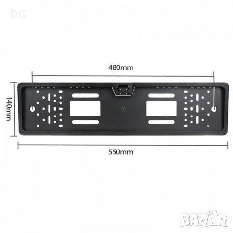 Поставка за номер с камера за задно виждане - 2354, снимка 3 - Аксесоари и консумативи - 39698568