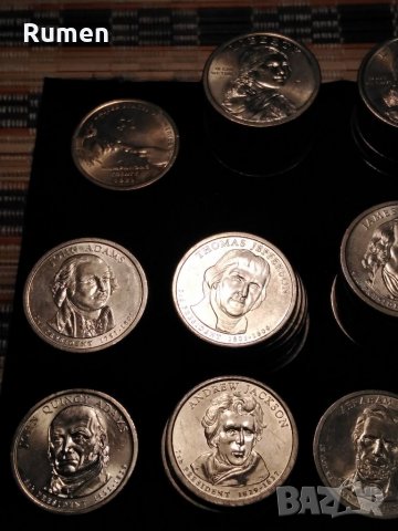 1 $ САЩ Президенти, снимка 5 - Нумизматика и бонистика - 34288901