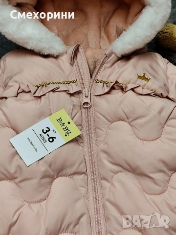 Нов зимен бебешки космонавт ескимос Маталан за момиченце 3-6 месеца и ръст 62см - 68см, снимка 3 - Бебешки ескимоси - 52844326