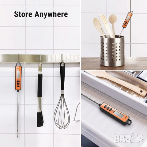 ThermoPro  Дигитален термометър за месо с дълга сонда,за печене на скара барбекю Smoker Grill, снимка 2 - Други стоки за дома - 42891870