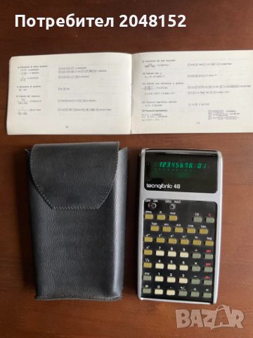 Електронен калкулатор с научни функции "technosonic 410" (Италия), снимка 3 - Друга електроника - 42893652