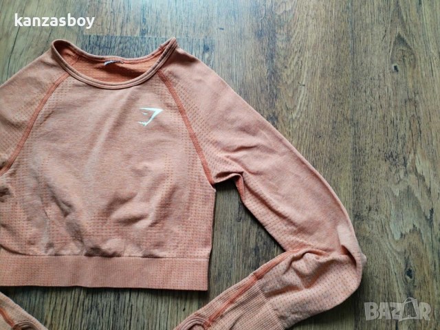 Gymshark - страхотна фитнес блуза S, снимка 5 - Блузи с дълъг ръкав и пуловери - 54189528