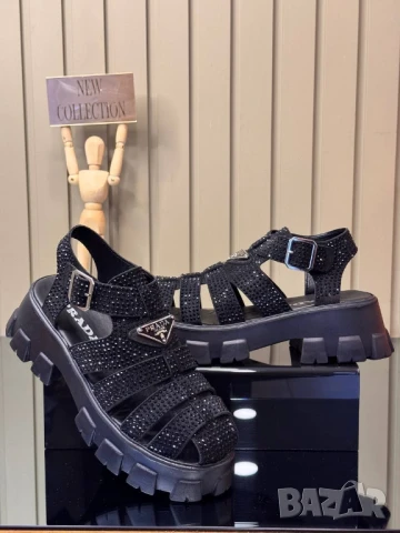 сандали prada с камъни 