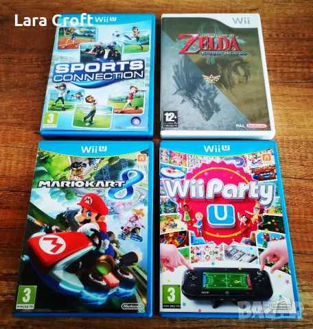 Nintendo Wii и Wii U игри Zelda, Mariokart 8 и други, снимка 1 - Игри за Nintendo - 43172310