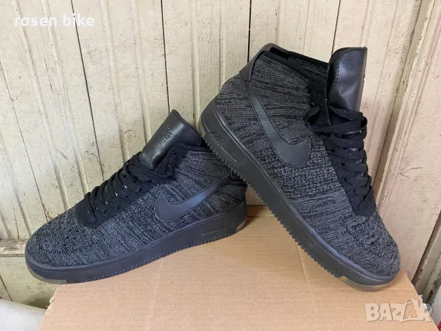 ''Nike Air Force 1 Mid Flyknit Multi-Color Black''оригинални маратонки, снимка 1 - Маратонки - 47862590