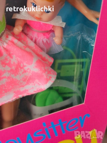 Ретро кукла Барби 1990, Barbie Courtney Babysitter #9434, снимка 10 - Кукли - 53972204