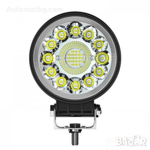 Диоден халоген Automat, Универсален, Алуминий, IP67, 12V - 24V, 30W, 3000K, 2629, Черен