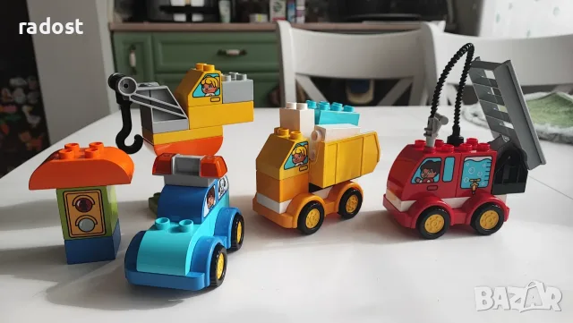 Оригинален LEGO DUPLO 10816 - Моите първи коли и камиони