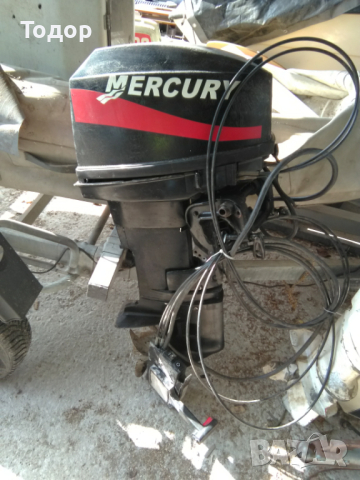 Продавам извънбордов д-л Mercury 25HP, в добро състояние, внос от Италия