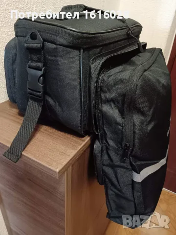 Велосипедна хладилна чанта с 2 дисаги за багажник марка Walfort.Модел Trunk Bag с капацитет 21 L., снимка 3 - Аксесоари за велосипеди - 55967065