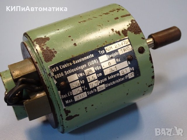 Ел. магнит VEB GM2.5/3 control magnet 24VDC, снимка 1 - Резервни части за машини - 39639205