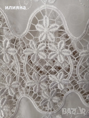 Тънко перде с бродерия , снимка 3 - Пердета и завеси - 53947390