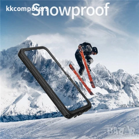 Samsung Galaxy A14 5G REDPEPPER Водоустойчив / Удароустойчив Калъф + Скрийн Протектор – Черен, IP68, снимка 2 - Калъфи, кейсове - 50797534