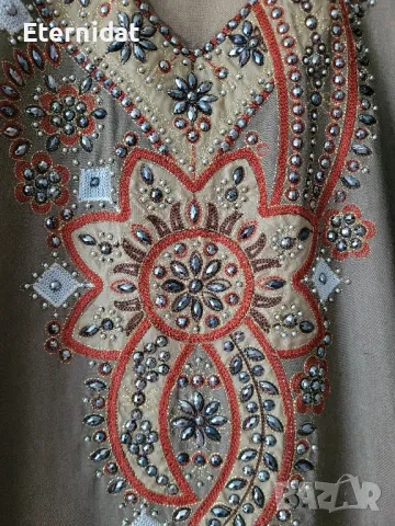 Нова бутикова бохо рокля бродерии и камъчета , снимка 6 - Рокли - 50303012