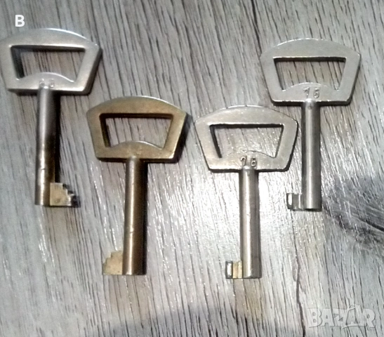 Стари ключове за брава и гардероб от соца , снимка 8 - Антикварни и старинни предмети - 50595630