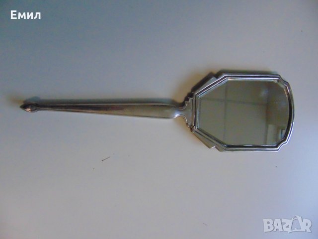 Антикварно сребърно огледало Англия , снимка 1 - Колекции - 30773351