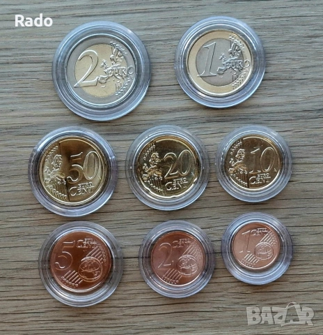 Албумче Нови (UNC)ЕВРОМОНЕТИ ОТ БЪЛГАРИЯ- емисия 2026 година