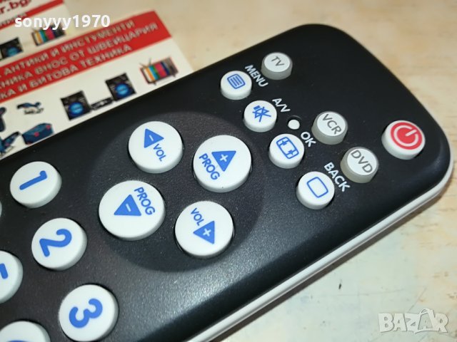 PHILIPS TV DVD VCR REMOTE-ВНОС SWISS 1711222042, снимка 10 - Дистанционни - 38709164