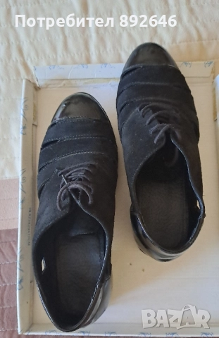 Дамски обувки 38 номер ЛАК/Набук