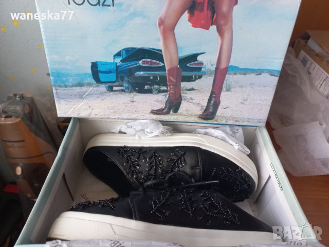 Спортно елегантни кецове/сникърси Sergio Todzi с отворена пета, снимка 8 - Дамски ежедневни обувки - 36851023