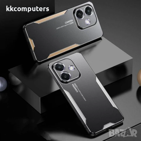 Oppo A5 Pro 4G / 5G Алуминиев Калъф с TPU + PC Гръб и Скрийн Протектор – Четири Цвята