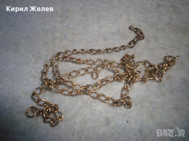 СТАРО СТОМАНЕНО СИНДЖИРЧЕ ВЕРИЖКА 29076, снимка 4 - Колиета, медальони, синджири - 37793048