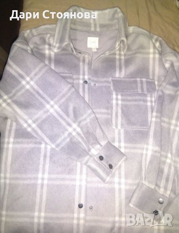 Палто тип риза H&M, снимка 2 - Палта, манта - 39246231