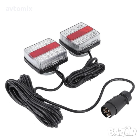 LED стопове за ремаркета и колесари, 12 V, пет функции, с магнит, снимка 9 - Аксесоари и консумативи - 52454061