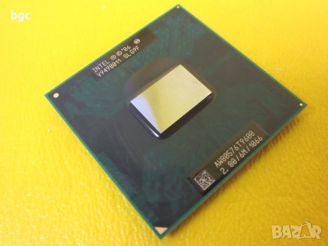 ЧИСТО НОВ Процесор Intel Core 2 Duo T9600 2х 2.80Ghz 6M Socket P slg9f, снимка 9 - Части за лаптопи - 39923017