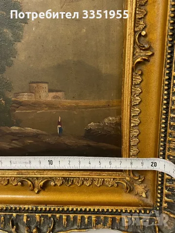 Стара Гръцка картина с красива рамка, снимка 13 - Картини - 50335911