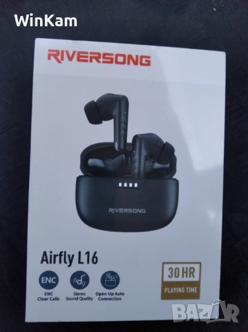 Безжични Слушалки тапи Bluetooth - Riversong Airfly L16