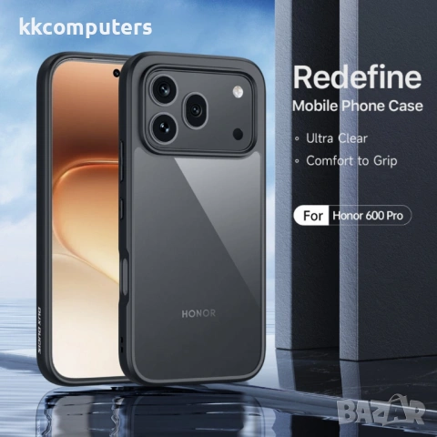 DUX DUCIS Aimo Прозрачен Калъф за Honor 600 Pro 5G / 600 5G - PC+TPU, 0.8mm защита, 1.2m SGS, REACH,, снимка 3 - Калъфи, кейсове - 54302952