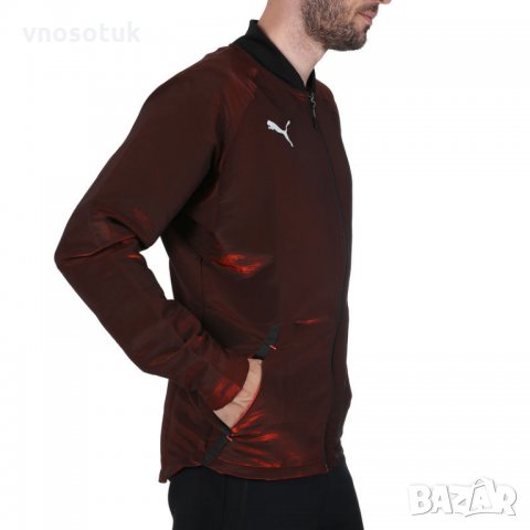 Мъжко яке PUMA FTBLNXT PRO Jacket Black/Red Blast-№  XXL, снимка 3 - Якета - 31148315