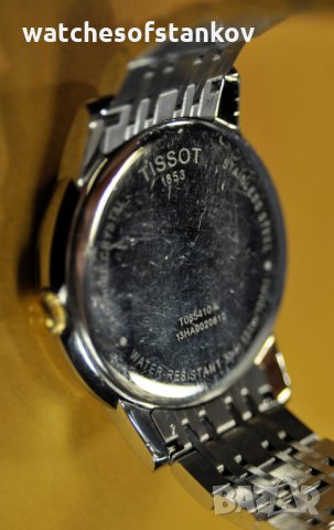 "Tissot" T0854102201100 Carson Men's Quartz Watch Two Tone, снимка 7 - Мъжки - 35043251