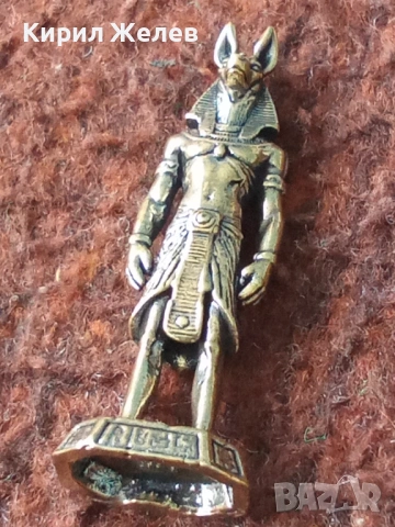 Бронзова фигурка на анубис 45033, снимка 6 - Колекции - 54173050