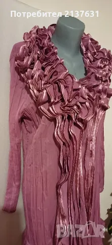 ОФИЦИАЛНА ДАМСКА РОКЛЯ Размер L , снимка 3 - Рокли - 49308284