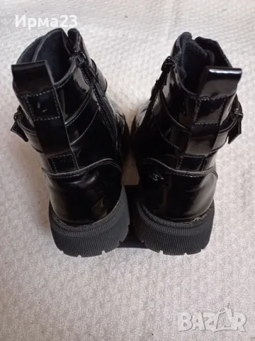 Лачени дамски боти, снимка 3 - Дамски боти - 49520612