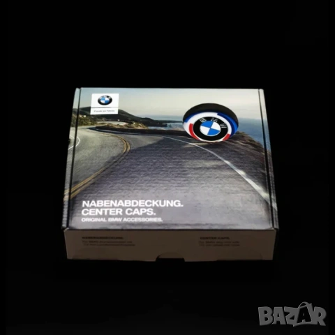 Въртящи капачки за джанти BMW 50th Anniversary – 56мм / 68мм (4 бр.) , снимка 7 - Аксесоари и консумативи - 54200922
