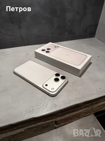 КАТО ЧИСТО НОВ Iphone 17 Pro Max Silver 