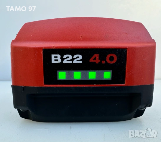 Hilti B 22/4.0 Li-ion - Акумулаторна батерия 22V 4.0Ah с индикатор 2024г., снимка 4 - Други инструменти - 53066168